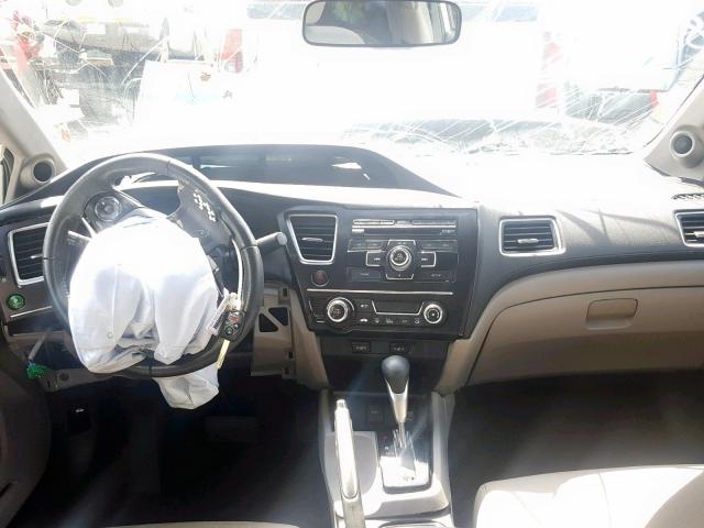 19XFB2F92DE080677 - 2013 HONDA CIVIC EXL 银色 照片 9