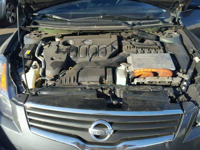 1N4CL21E18C119699 - 2008 NISSAN ALTIMA HYB GRAY photo 7