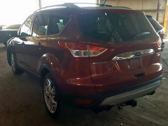 1FMCU9J99EUC84887 - 2014 FORD ESCAPE TIT BURGUNDY photo 3