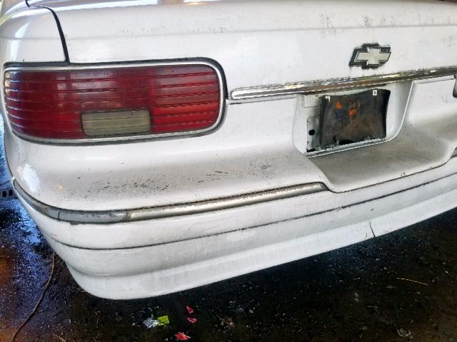 1G1BL52P1SR126687 - 1995 CHEVROLET CAPRICE / WHITE photo 9