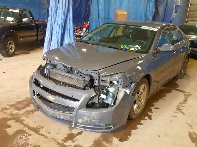 1G1ZH57B39F248296 - 2009 CHEVROLET MALIBU 1LT CHARCOAL photo 2