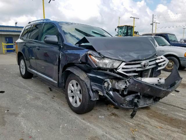 5TDZK3EH5DS123975 - 2013 TOYOTA HIGHLANDER GRAY photo 1