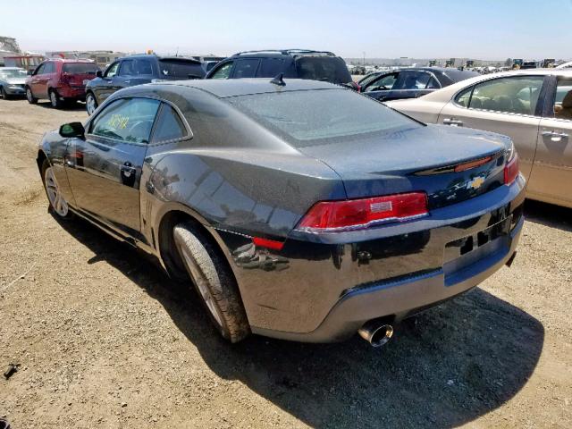 2G1FB1E32F9130219 - 2015 CHEVROLET CAMARO LS GRAY photo 3