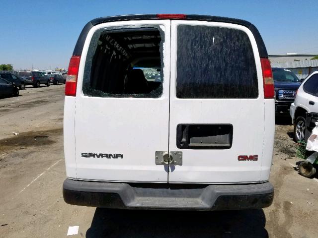 1GTGG25V371143281 - 2007 GMC SAVANA G25 WHITE photo 9