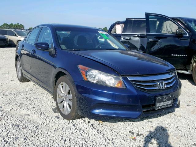 1HGCP2F78BA045615 - 2011 HONDA ACCORD EX BLUE photo 1