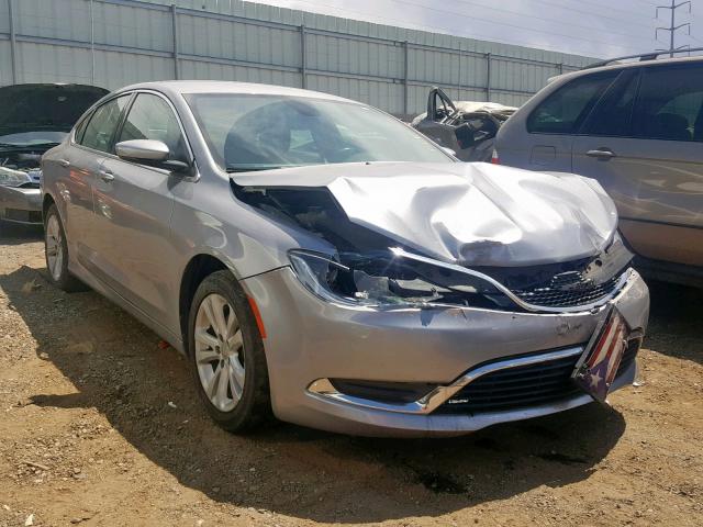 1C3CCCAB5GN154713 - 2016 CHRYSLER 200 LIMITE SILVER photo 1