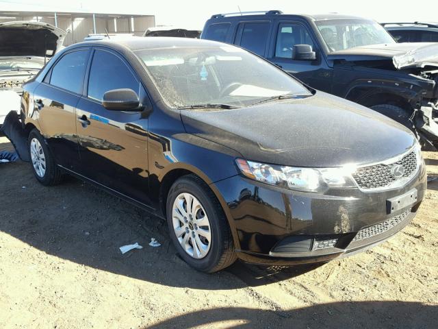 KNAFU4A29D5717637 - 2013 KIA FORTE EX BLACK photo 1