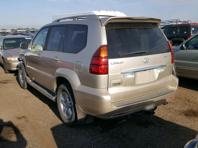 JTJBT20X560116292 - 2006 LEXUS GX 470 GOLD photo 3