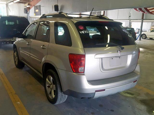 2CKDL63F376066130 - 2007 PONTIAC TORRENT SILVER photo 3