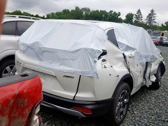 5J6RW2H83JL011970 - 2018 HONDA CR-V EXL WHITE photo 4