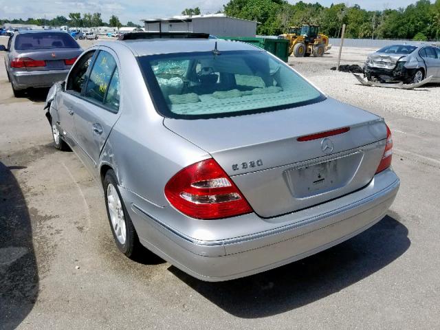 WDBUF65J73A212881 - 2003 MERCEDES-BENZ E 320 SILVER photo 3