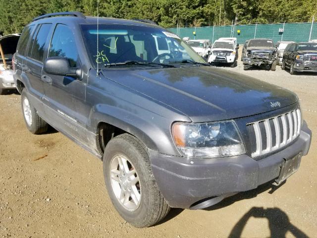 1J4GW48S94C324427 - 2004 JEEP GRAND CHER GRAY photo 1