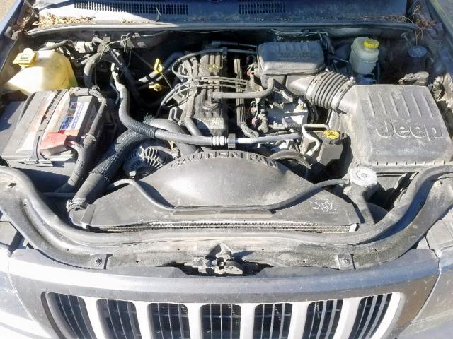 1J4GW48S94C324427 - 2004 JEEP GRAND CHER GRAY photo 7