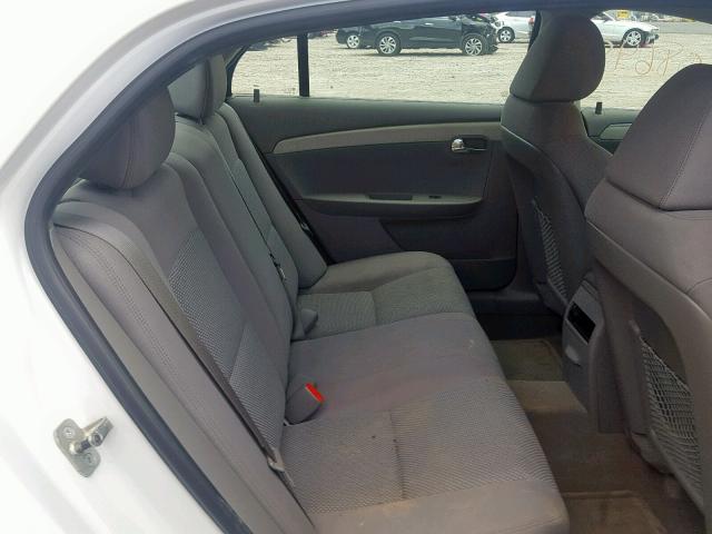 1G1ZC5EB5AF149999 - 2010 CHEVROLET MALIBU 1LT WHITE photo 6