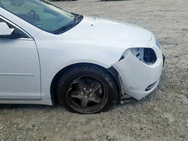1G1ZC5EB5AF149999 - 2010 CHEVROLET MALIBU 1LT WHITE photo 9
