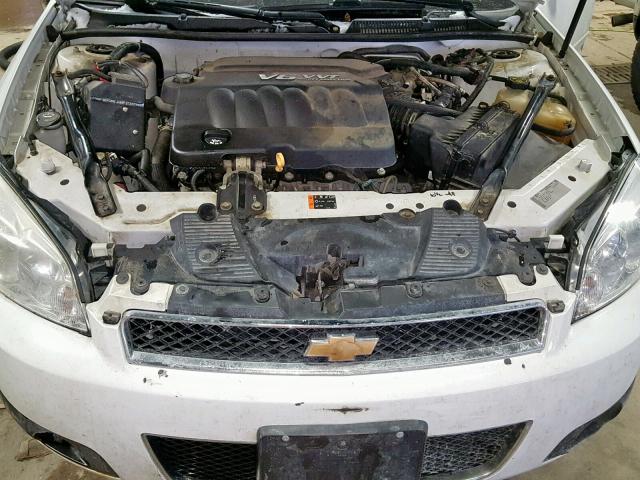 2G1WD5E32D1261244 - 2013 CHEVROLET IMPALA POL WHITE photo 7