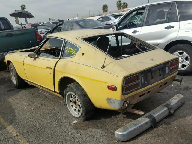 RLS30061753 - 1974 DATSUN 260Z YELLOW photo 3