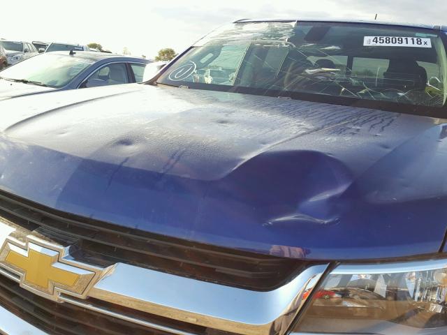 1GCGTCE36G1171267 - 2016 CHEVROLET COLORADO L BLUE photo 9