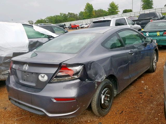 2HGFG3B59FH519800 - 2015 HONDA CIVIC LX GRAY photo 4