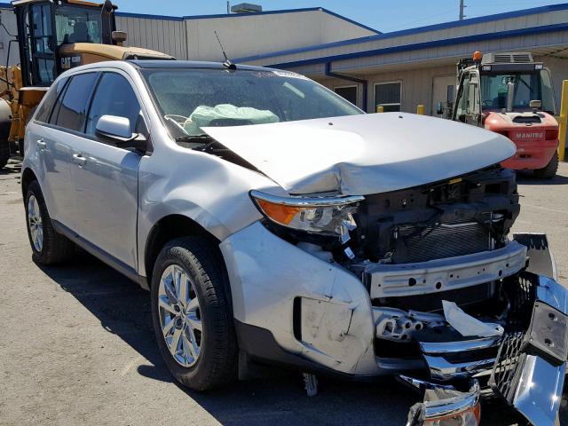 2FMDK3JC3DBA36934 - 2013 FORD EDGE SEL SILVER photo 1