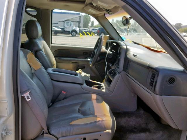 3GKEC16T03G311744 - 2003 GMC YUKON XL C CREAM photo 5