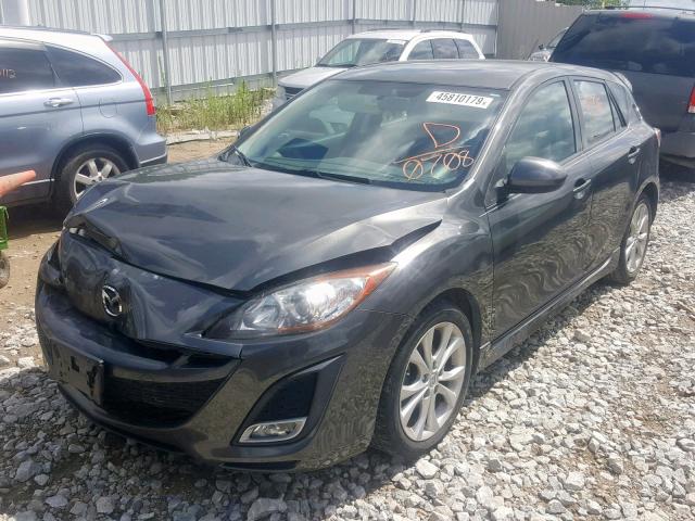 JM1BL1K58B1470708 - 2011 MAZDA 3 S GRAY photo 2