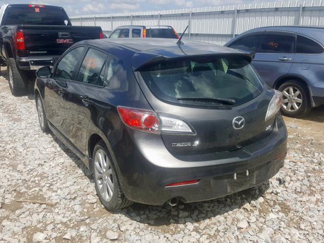 JM1BL1K58B1470708 - 2011 MAZDA 3 S GRAY photo 3