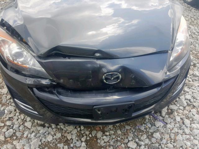 JM1BL1K58B1470708 - 2011 MAZDA 3 S GRAY photo 9