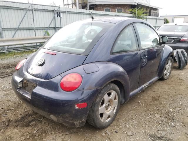 3VWCC21CXYM495547 - 2000 VOLKSWAGEN NEW BEETLE ლურჯი ფოტო 4