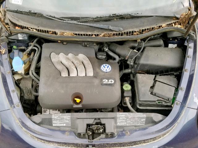 3VWCC21CXYM495547 - 2000 VOLKSWAGEN NEW BEETLE ლურჯი ფოტო 7