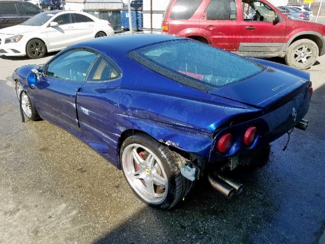 ZFFYU51AX30131406 - 2003 FERRARI 360 MODENA BLUE photo 3