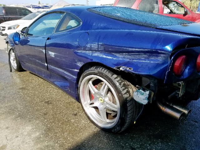 ZFFYU51AX30131406 - 2003 FERRARI 360 MODENA BLUE photo 9