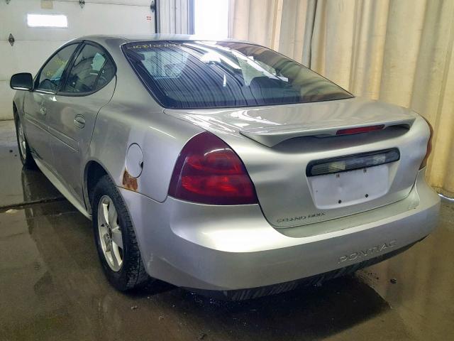 2G2WP552361130773 - 2006 PONTIAC GRAND PRIX SILVER photo 3