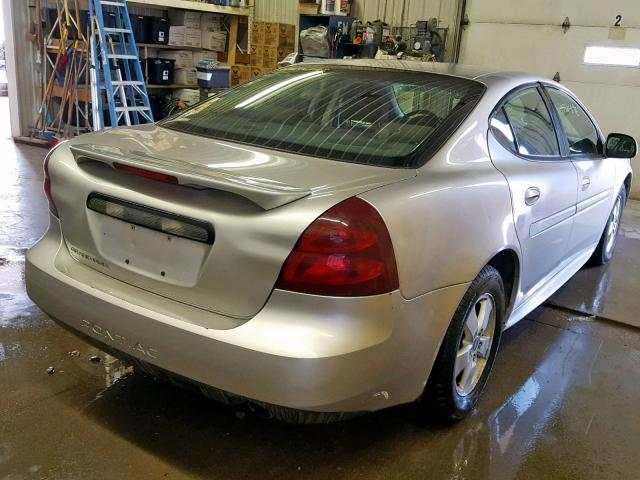2G2WP552361130773 - 2006 PONTIAC GRAND PRIX SILVER photo 4