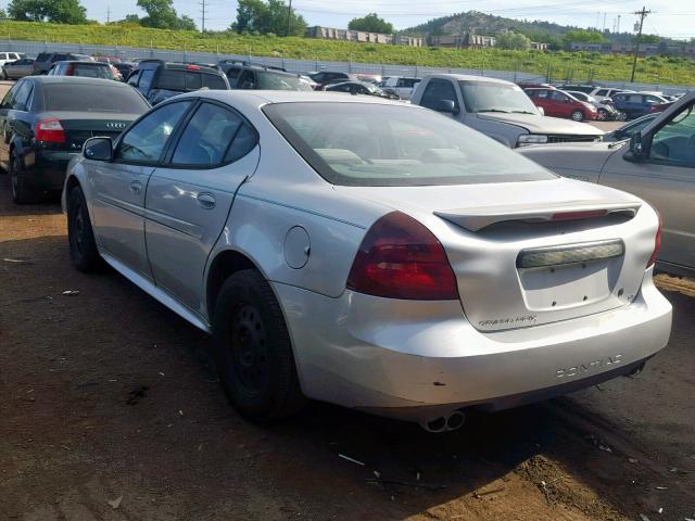 2G2WP522841232426 - 2004 PONTIAC GRAND PRIX SILVER photo 3