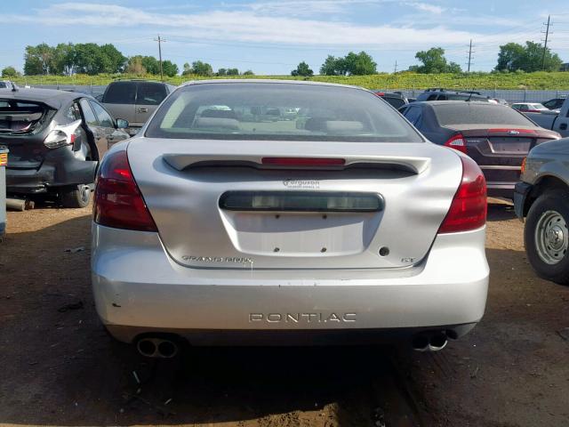 2G2WP522841232426 - 2004 PONTIAC GRAND PRIX SILVER photo 9