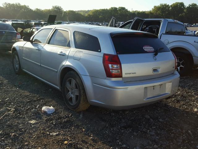 2D4FV47V67H713532 - 2007 DODGE MAGNUM SXT SILVER photo 3