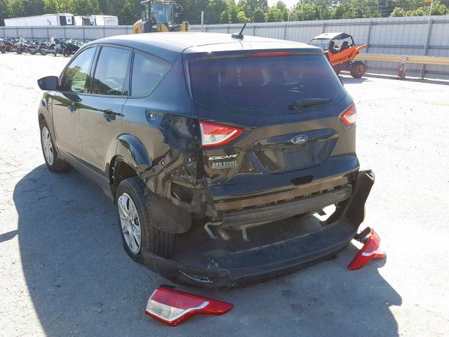 1FMCU0F76DUC54764 - 2013 FORD ESCAPE S BLACK photo 3