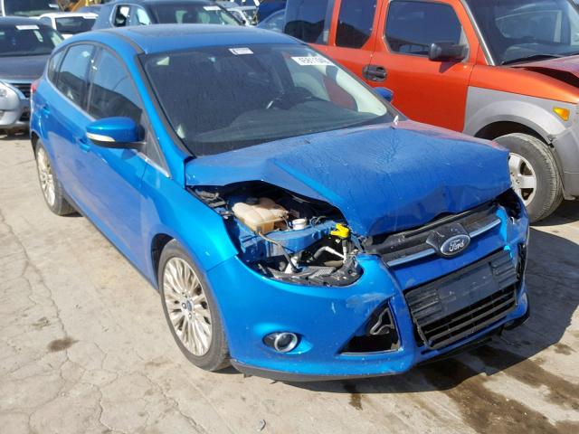 1FAHP3N28CL407969 - 2012 FORD FOCUS TITA BLUE photo 1