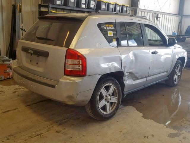 1J4NT1FAXAD629711 - 2010 JEEP COMPASS SP SILVER photo 4