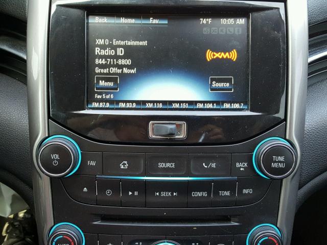 1G11F5SLXFF131734 - 2015 CHEVROLET MALIBU LTZ გრაფიტი ფოტო 9