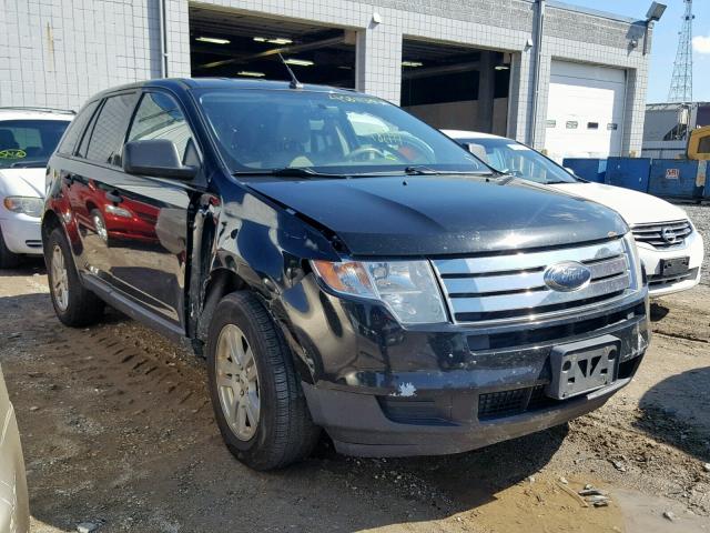 2FMDK36C38BB38698 - 2008 FORD EDGE SE BLACK photo 1