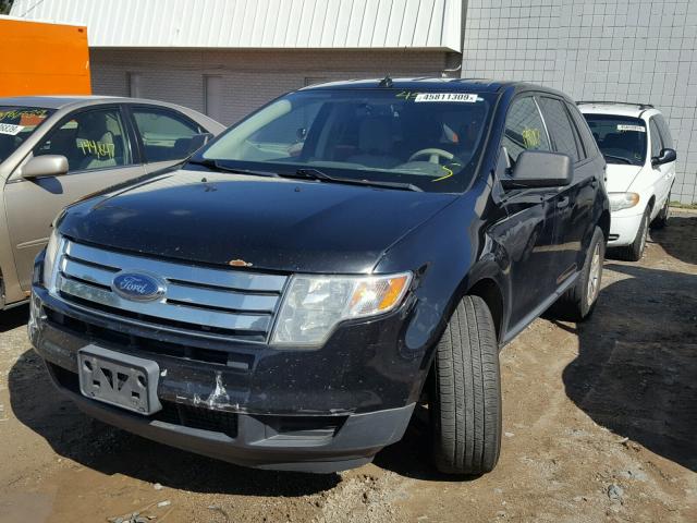 2FMDK36C38BB38698 - 2008 FORD EDGE SE BLACK photo 2