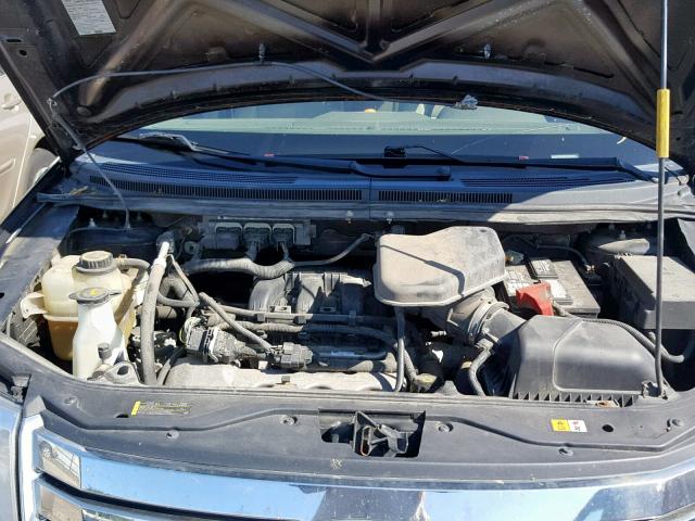 2FMDK36C38BB38698 - 2008 FORD EDGE SE BLACK photo 7