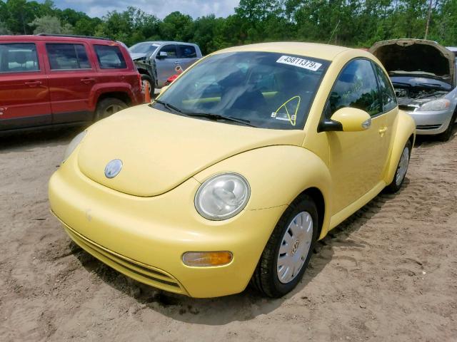 3VWBK21CX4M403216 - 2004 VOLKSWAGEN NEW BEETLE ყვითელი ფოტო 2