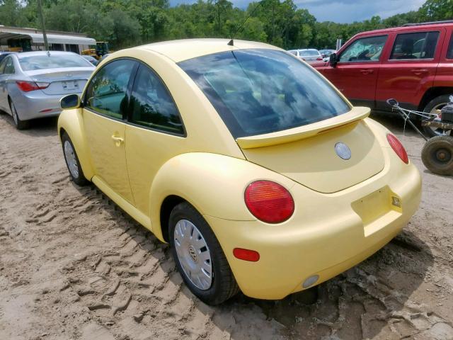 3VWBK21CX4M403216 - 2004 VOLKSWAGEN NEW BEETLE ყვითელი ფოტო 3