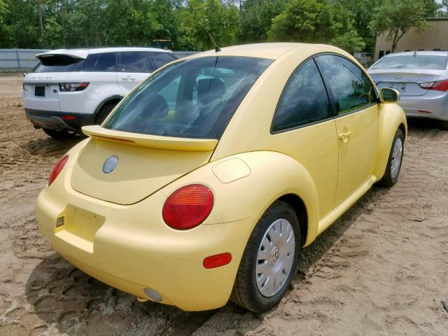 3VWBK21CX4M403216 - 2004 VOLKSWAGEN NEW BEETLE ყვითელი ფოტო 4