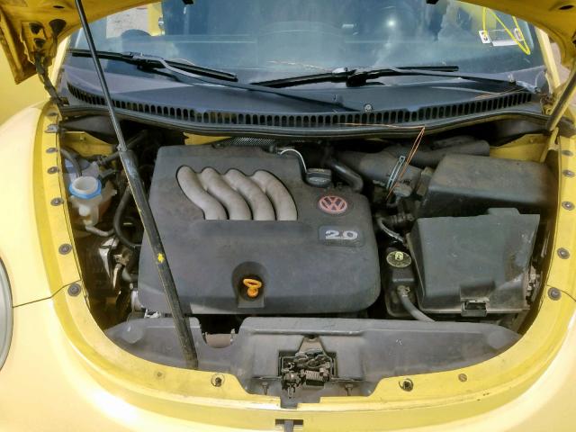 3VWBK21CX4M403216 - 2004 VOLKSWAGEN NEW BEETLE ყვითელი ფოტო 7