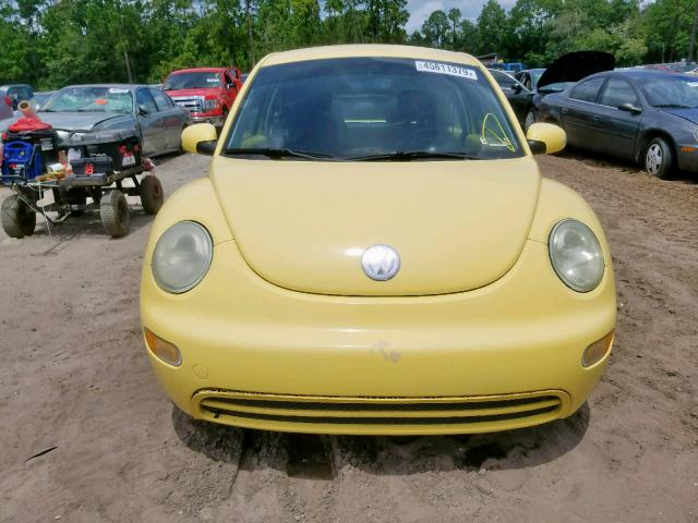 3VWBK21CX4M403216 - 2004 VOLKSWAGEN NEW BEETLE ყვითელი ფოტო 9