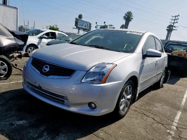 3N1AB6AP0BL629103 - 2011 NISSAN SENTRA 2.0 SILVER photo 2